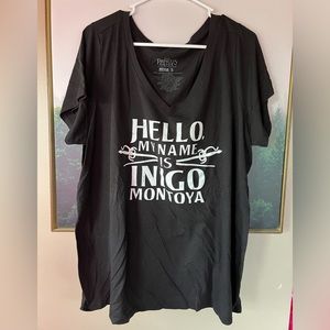 torrid princess bride “hello my band is inigo montoya” tee